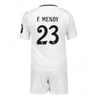 Dres Real Madrid Ferland Mendy #23 Domáci pre deti 2024-25 Krátky Rukáv (+ trenírky)